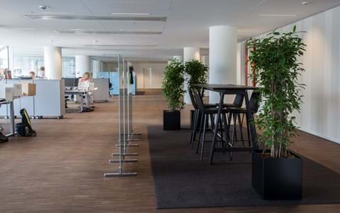 filttæppe kontor indretning